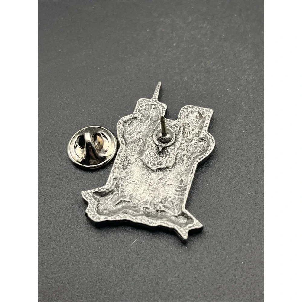 September 11th 9/11 Twin Towers‎ Pewter Silver Tone Lapel Hat Pin